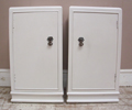 pair of vintage bedside tables